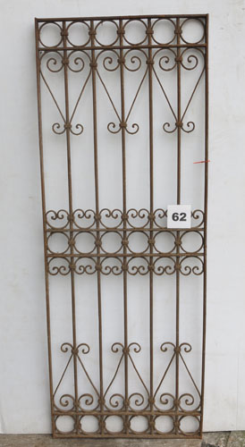 Wrought iron panel